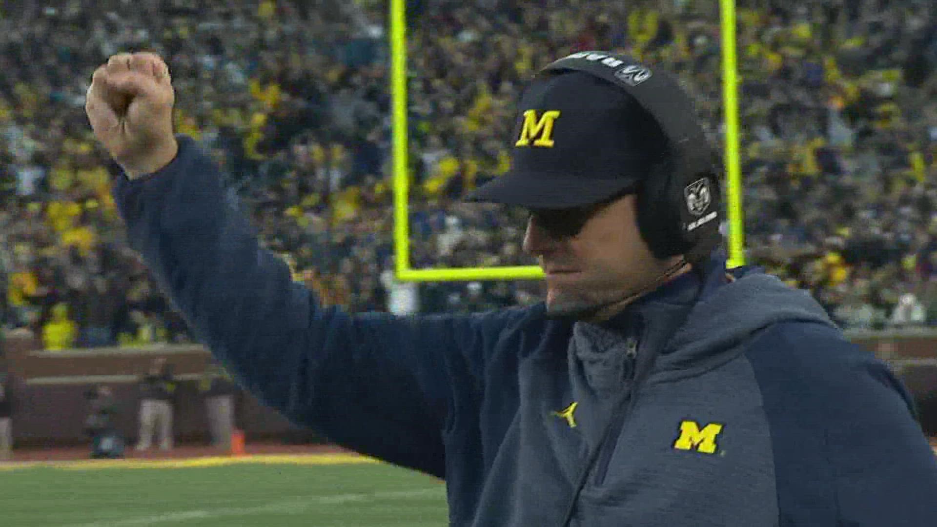 Jim Harbaugh stays in Michigan