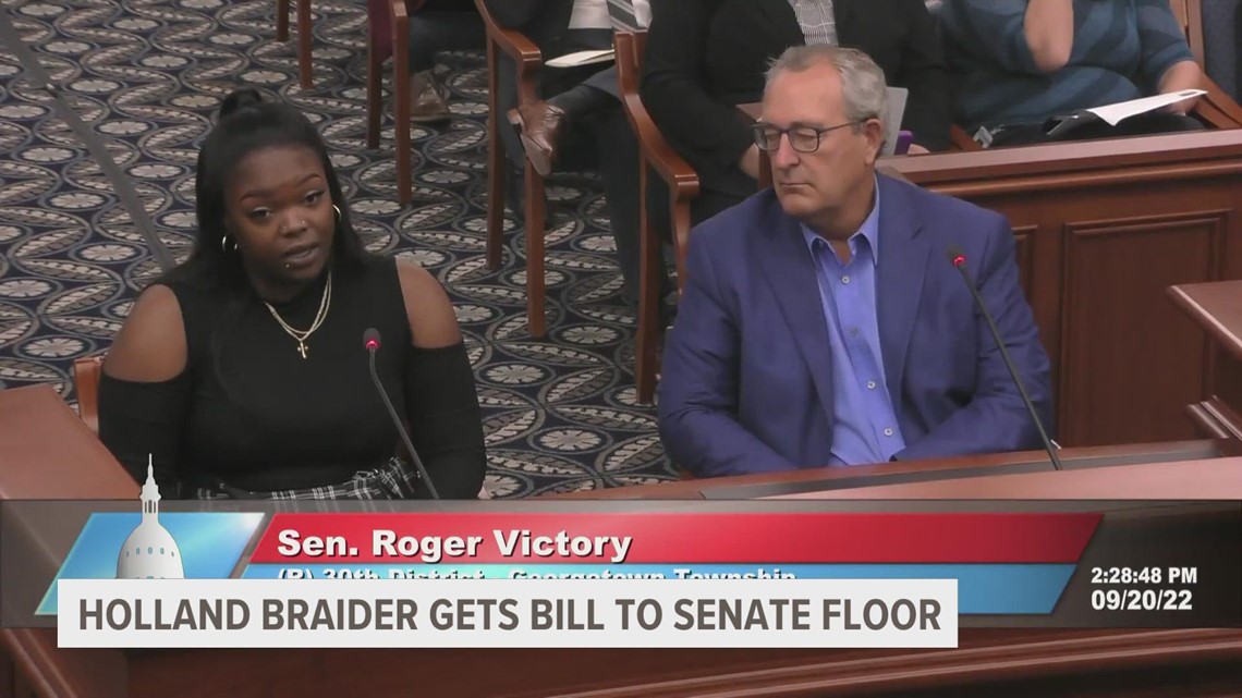 Holland braider gets bill to the Senate floor