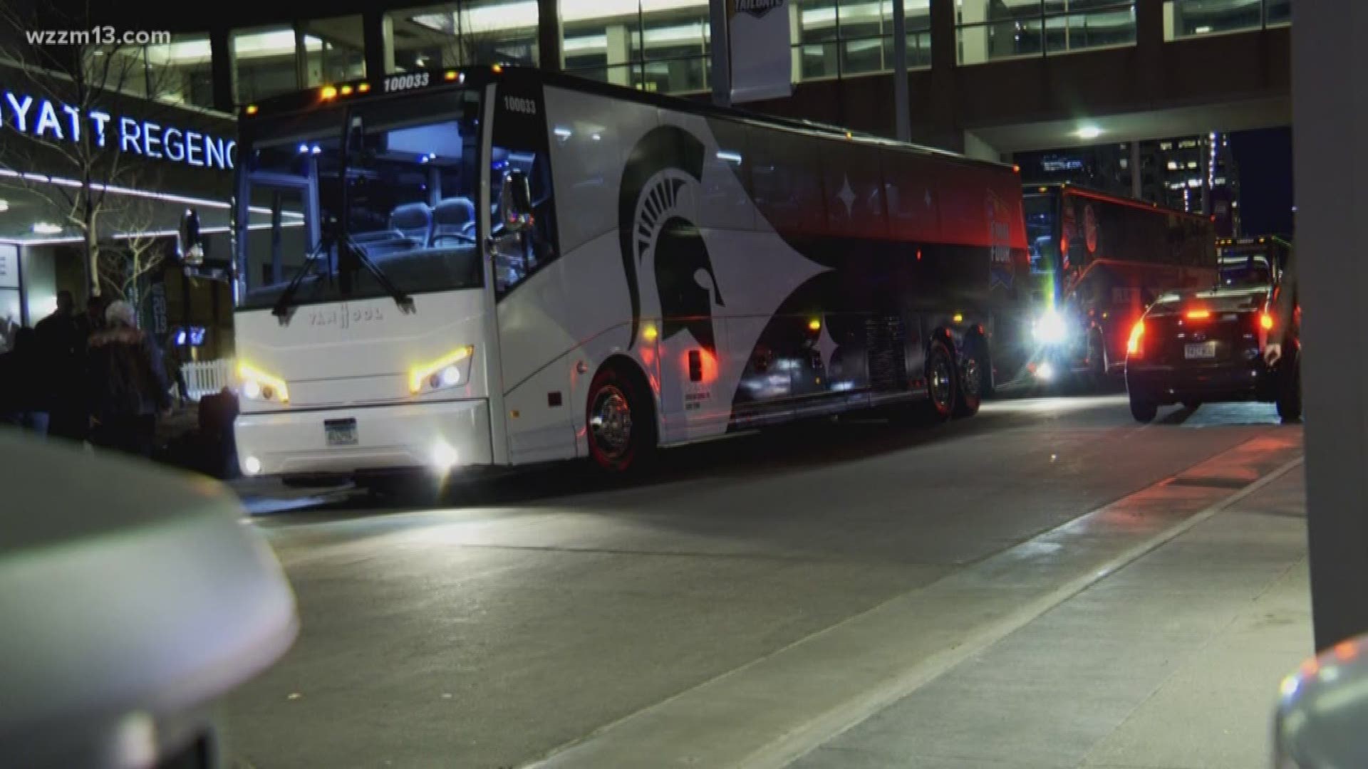 The Spartans have made it safely to the Twin Cities for the Final Four weekend. They will face Texas Tech for the chance to move on to the title game.