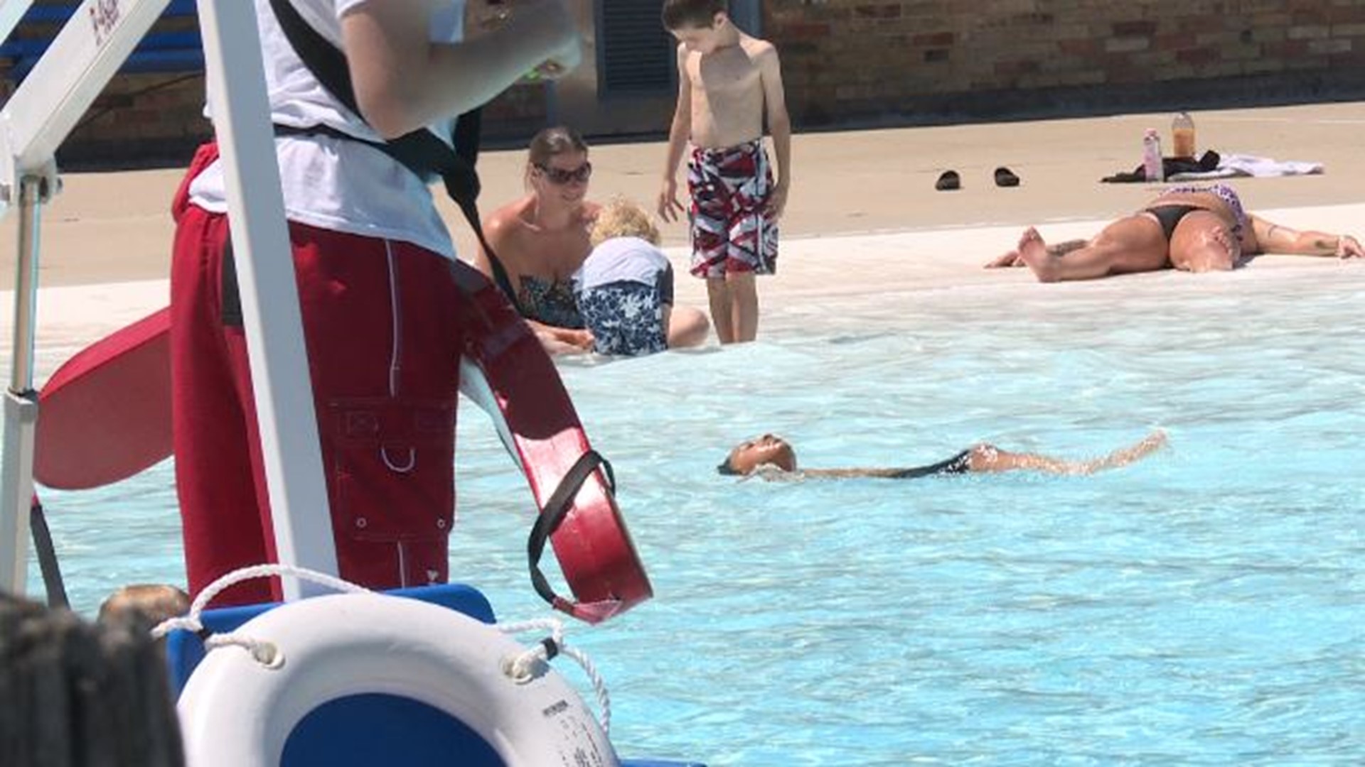 While some cities have struggled to hire enough lifeguards to operate their pools, Grand Rapids hasn't had that issue.