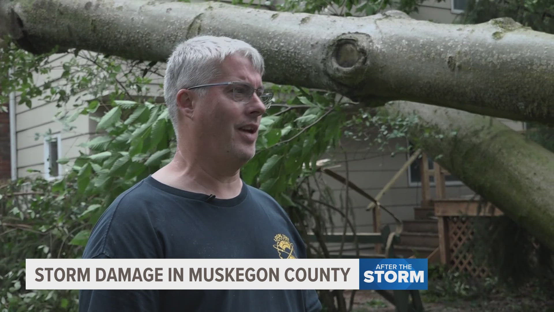 Cleanup is ahead in Muskegon County after storm damage impacts homes and roads. At one point Tuesday, about 50-percent of the roads were impassable.