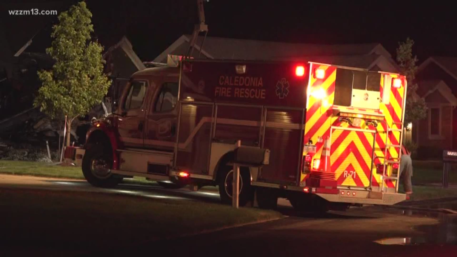 House fire in Caledonia