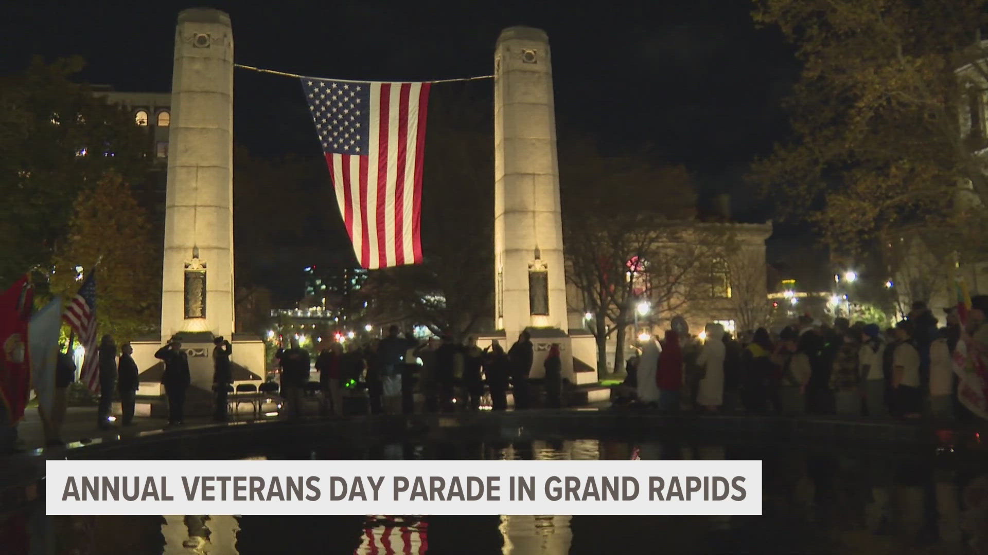 Members of the community came out in red, white and blue to honor and celebrate veterans who've served the country.