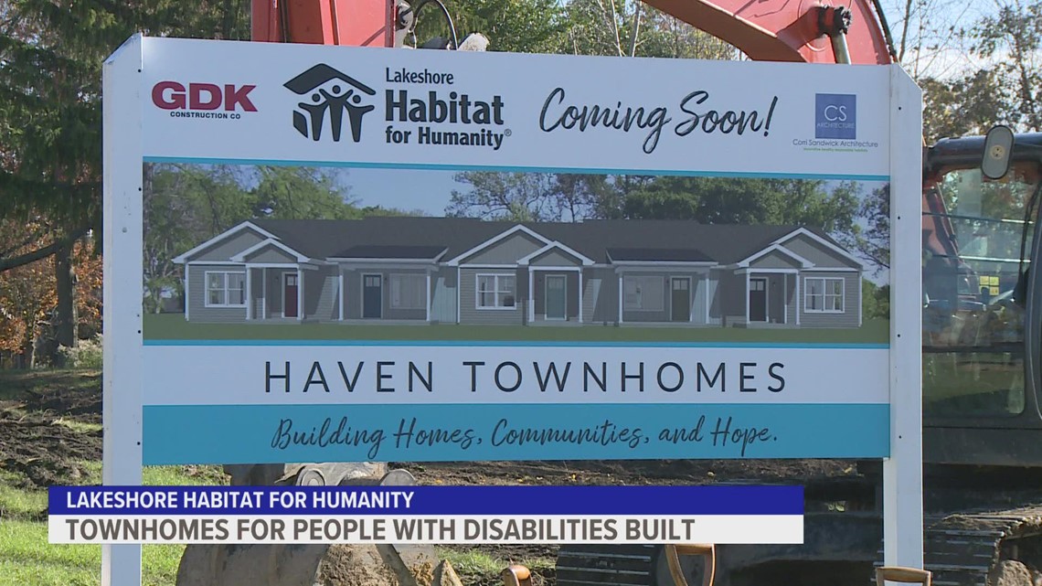 Lakeshore Habitat for Humanity breaks ground on Haven Townhomes