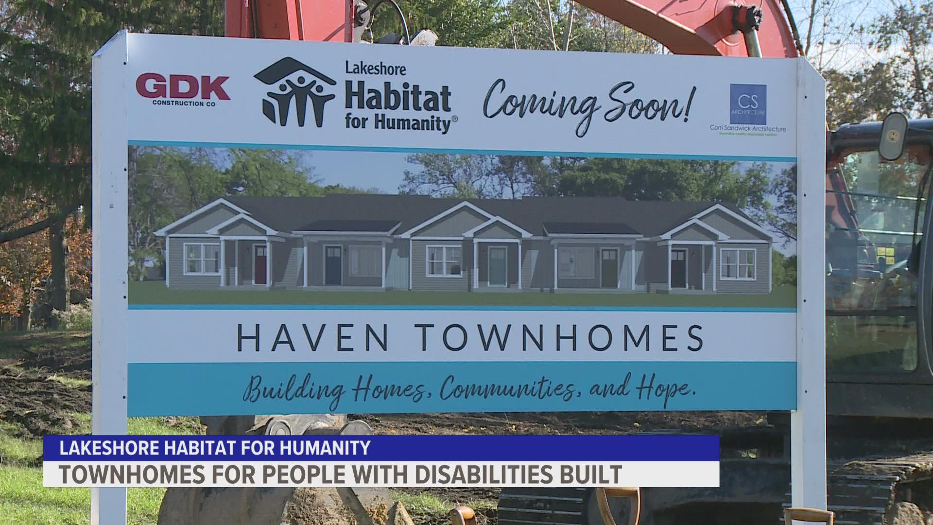 A new housing development built for people with disabilities is coming to Holland.