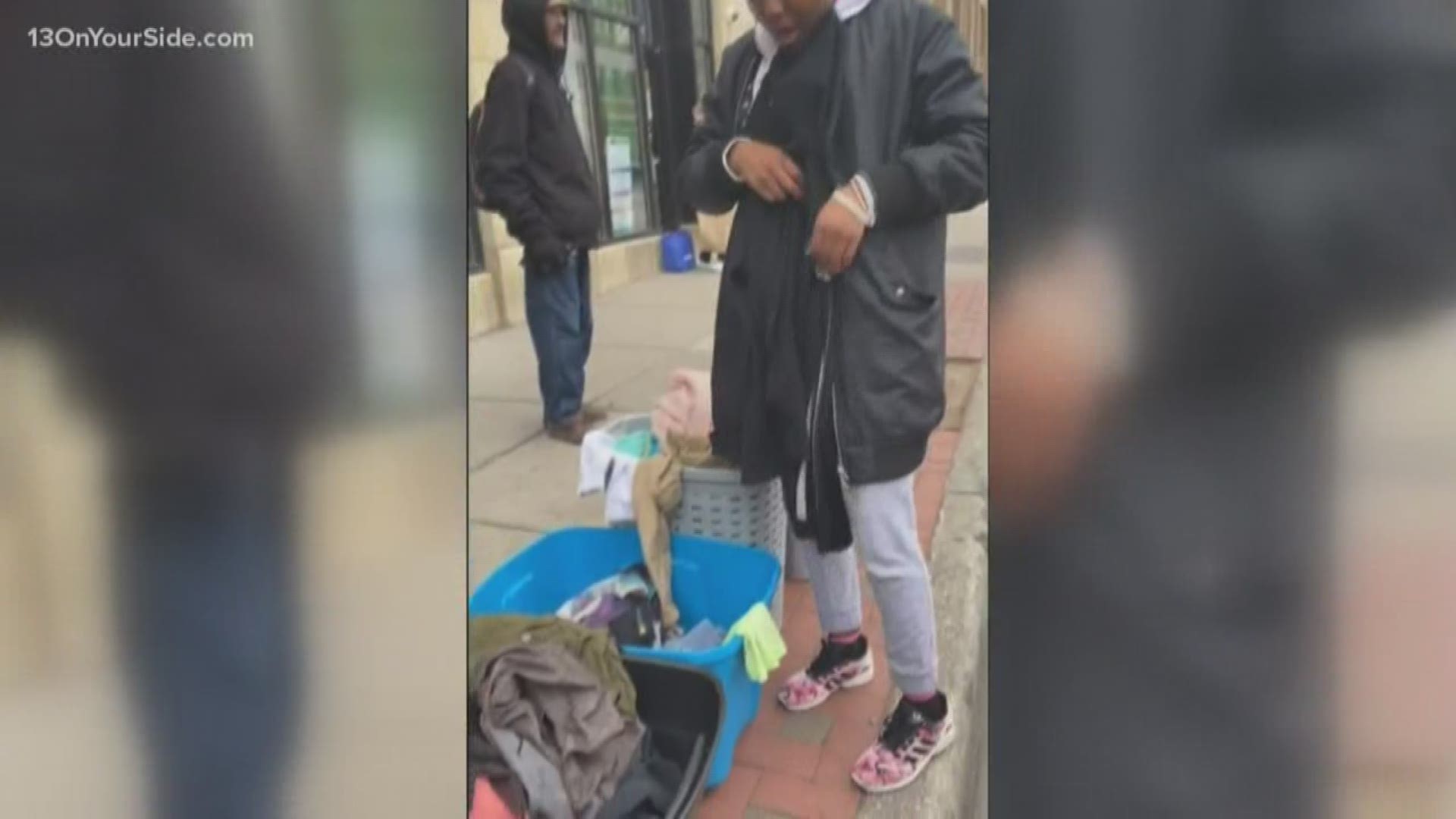 Wednesday is World Kindness Day and one Grand Rapids woman is doing more than just warming hearts -- she is warming those in need with free coats and clothing.