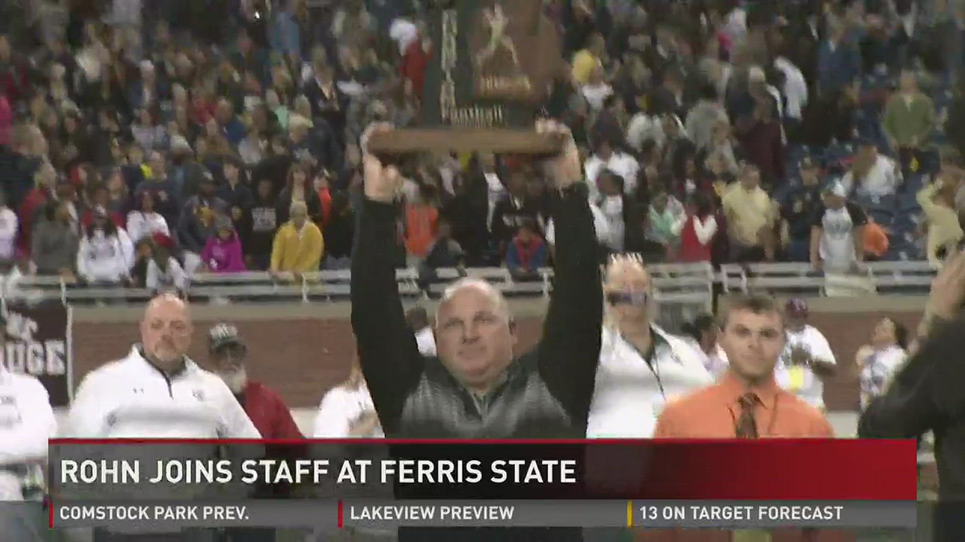 Rohn will pick his whistle back up and join the football staff at Ferris State.