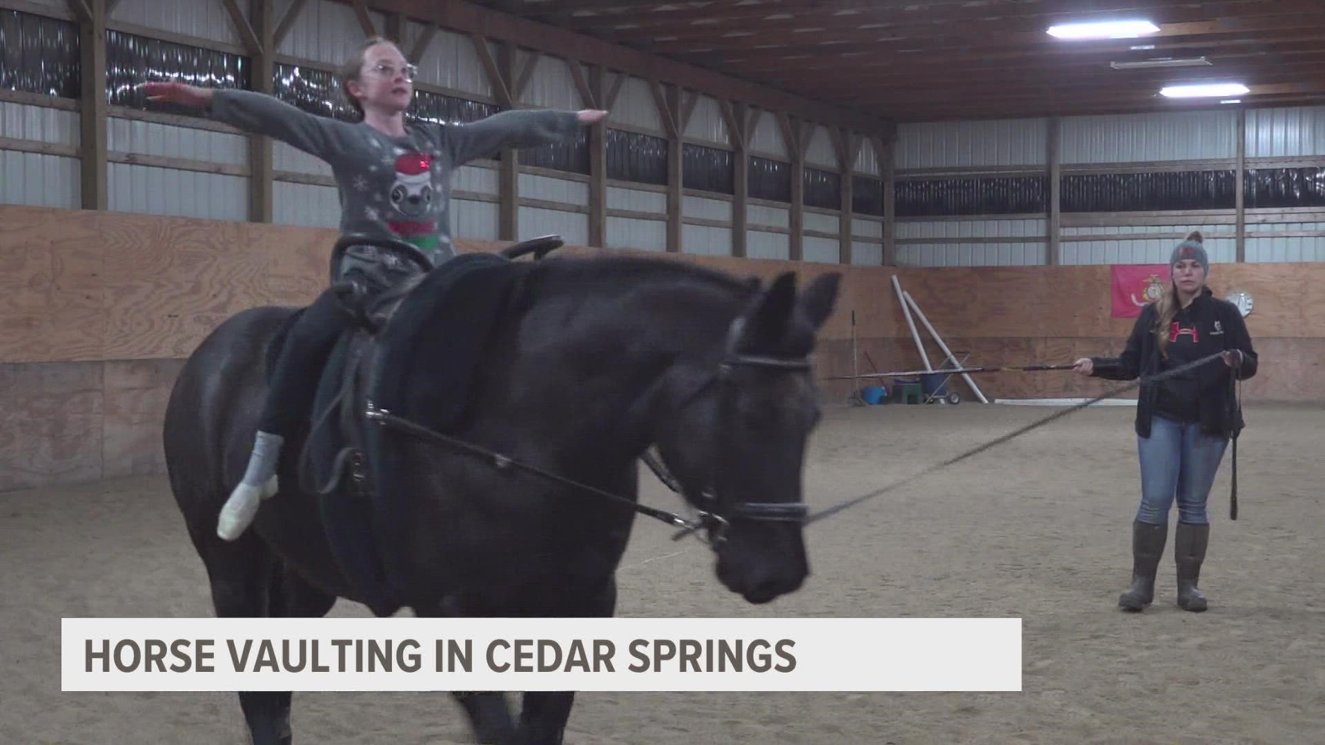 We took a closer look into equestrian vaulting and a business owner's drive to get more kids involved in the one-of-a-kind sport.