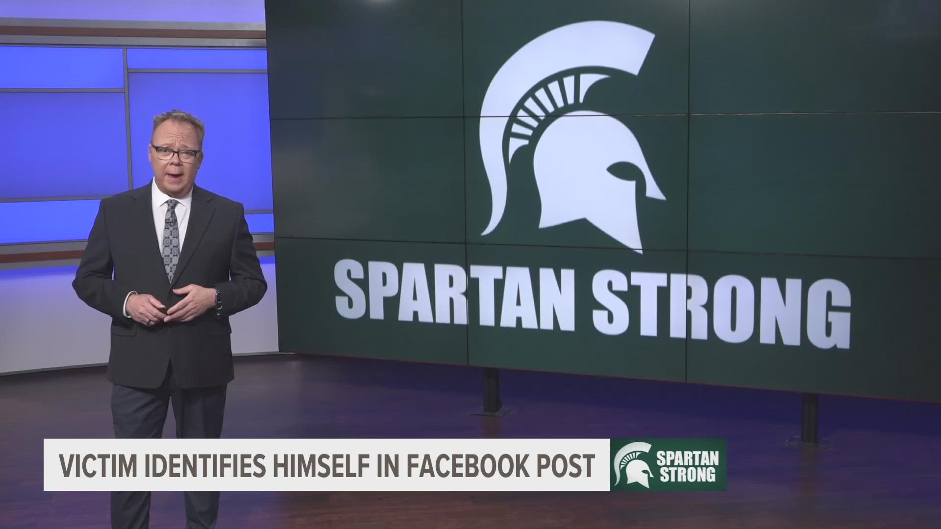 "My world has been turned upside down so suddenly but I refuse to be a number, a statistic," MSU student Troy Forbush wrote on Facebook Sunday.