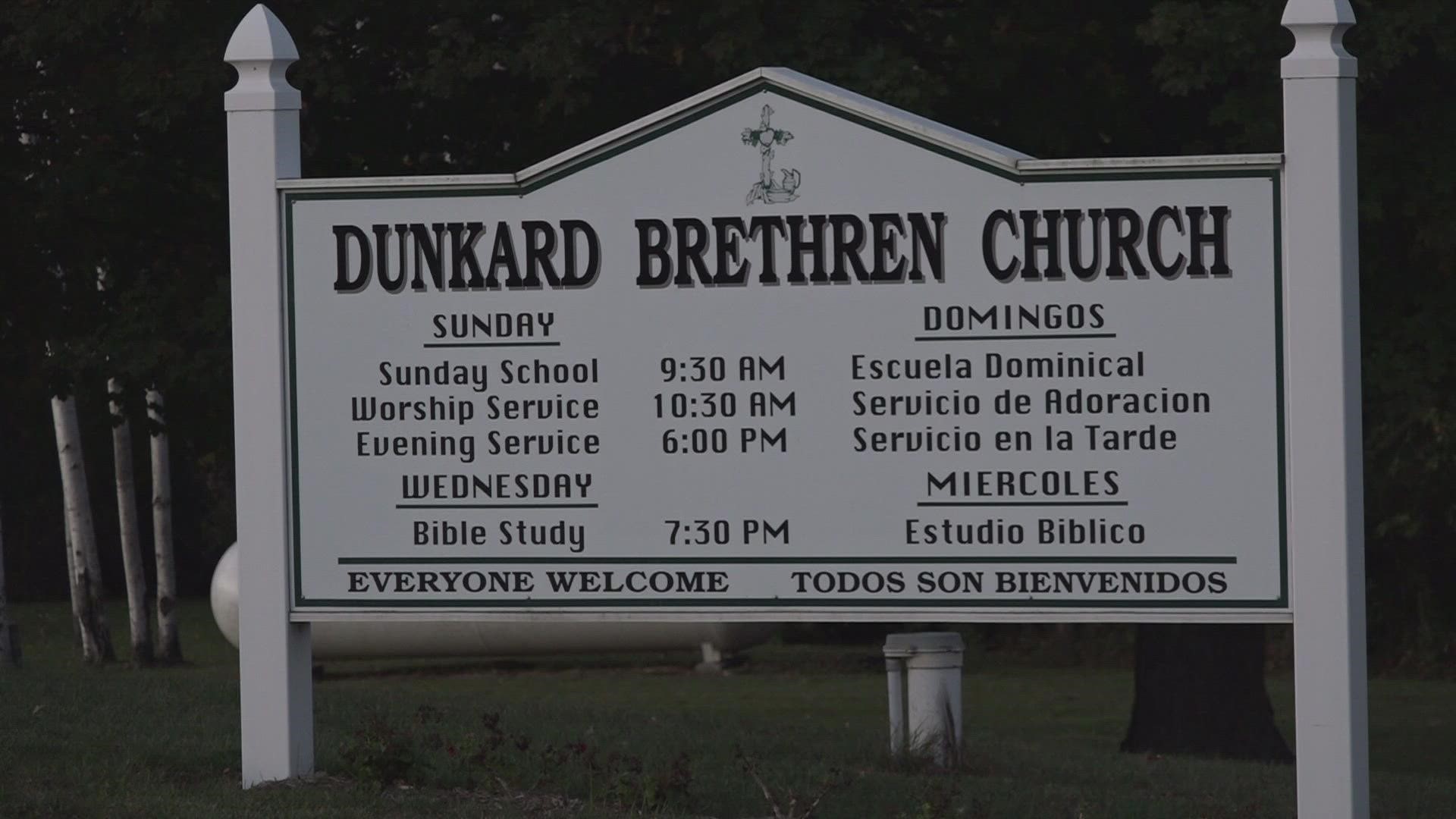 Hart Dunkard Brethren Church's pastor, Ron Marks, is quoted as saying the missionaries are a family, one adult and four children.