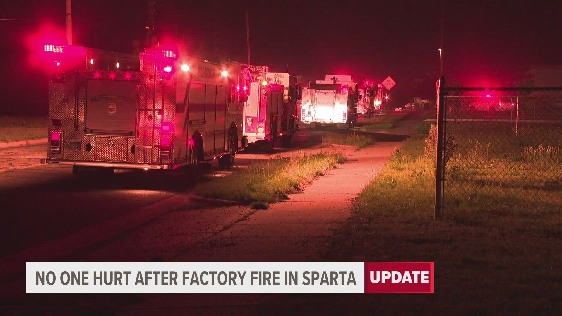 Crews from at least four fire departments were on scene of a fire on Maple Street in Sparta.