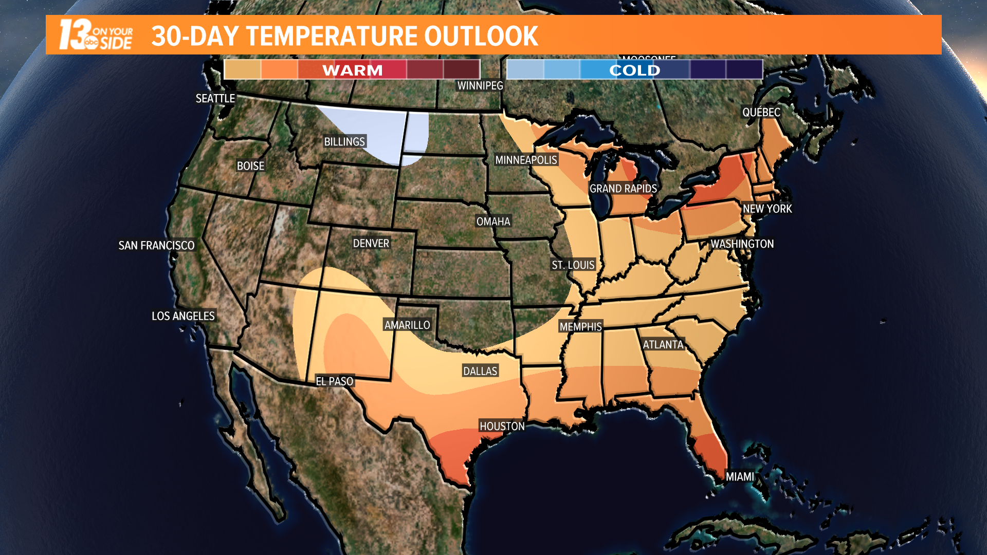 Warm it up! Early April temperatures trend to the 60s, possibly 70s ...