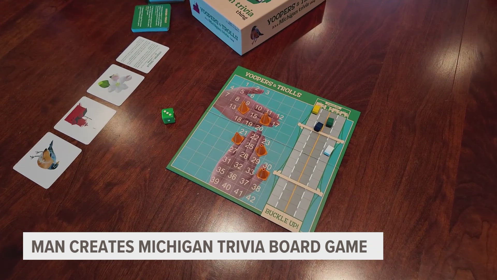 A Holland man is trying to fill a void in Michigan trivia games with his brand new board game, Yoopers and Trolls.