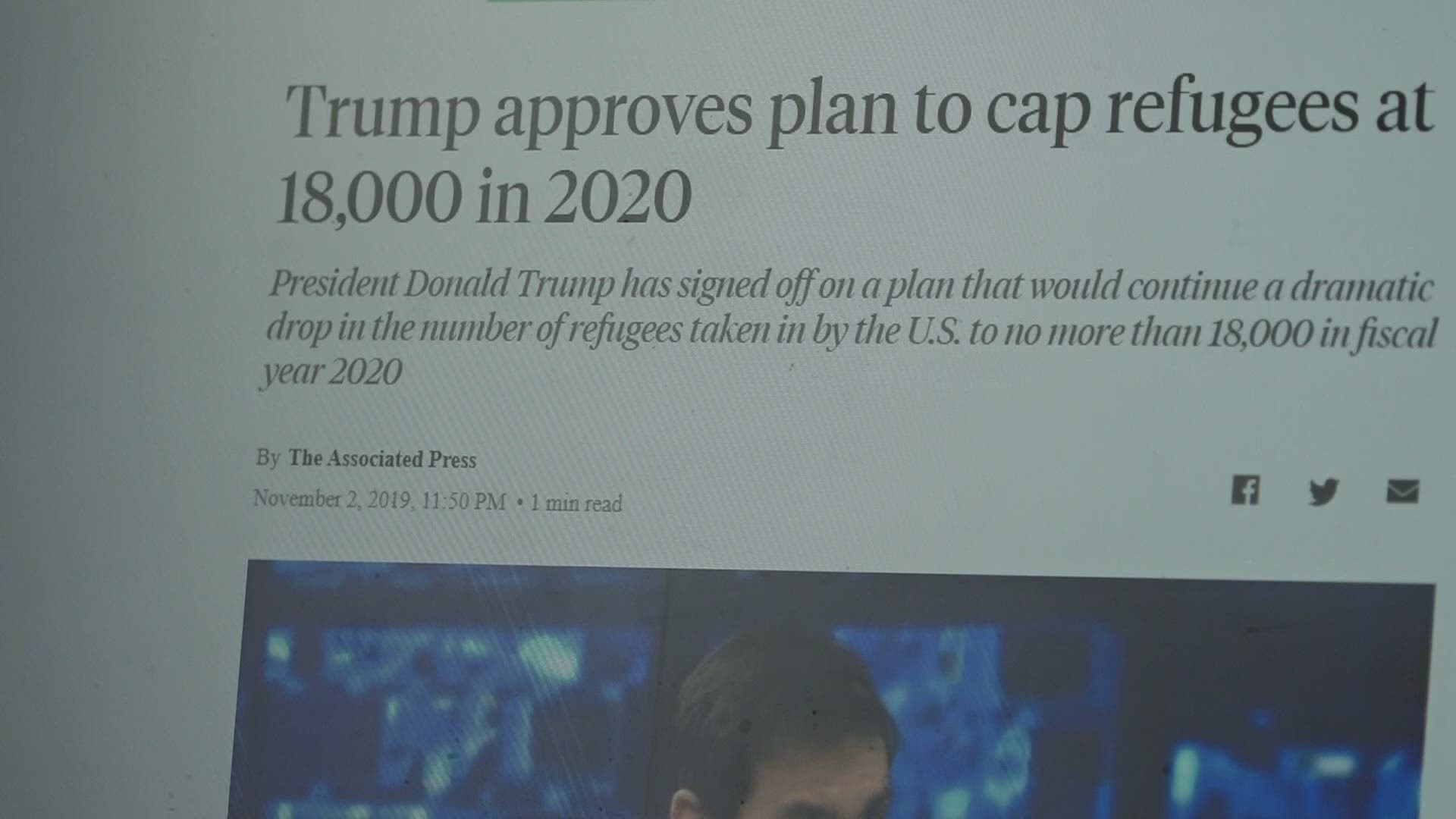 President Trump's administration plans to further slash the number of refugees allowed to resettle in the U.S. next year. Capping the number at 15,000.