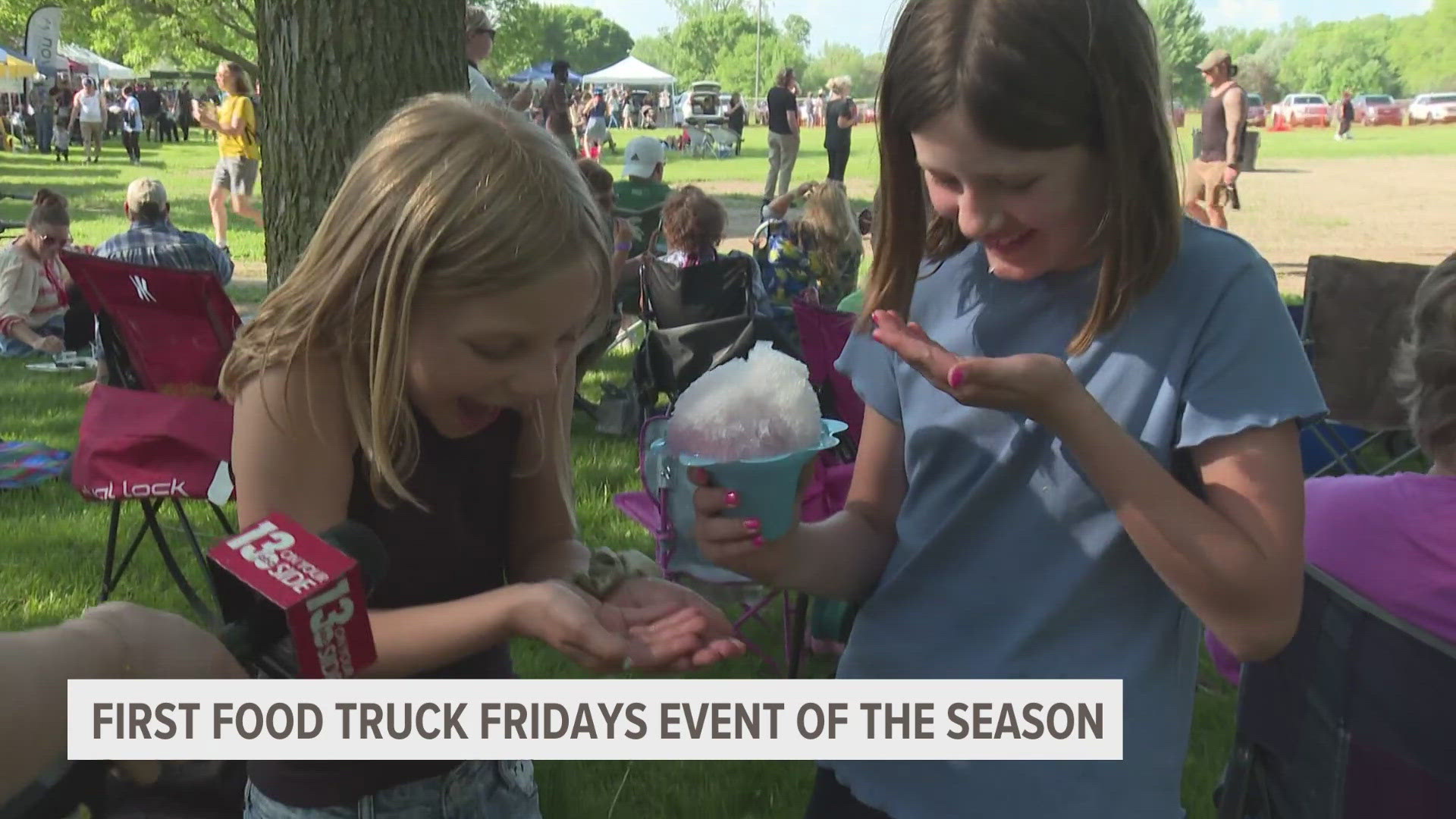 The event had about 20 food trucks and live music.