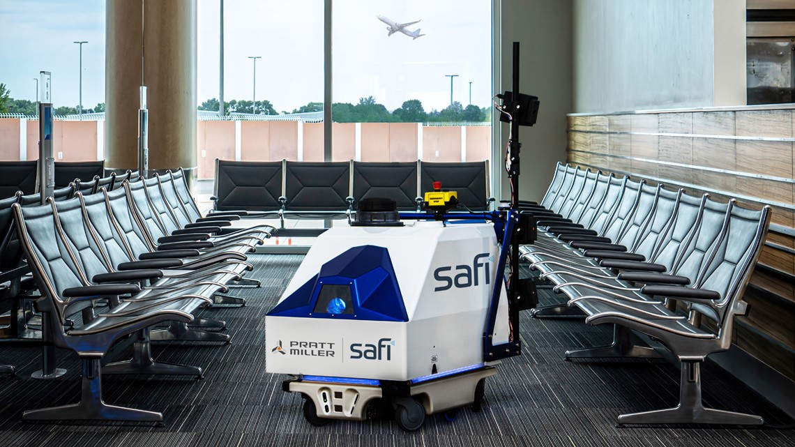 Disinfecting robot SAFI takes flight at Detroit Metro airport - Vimarsana News
