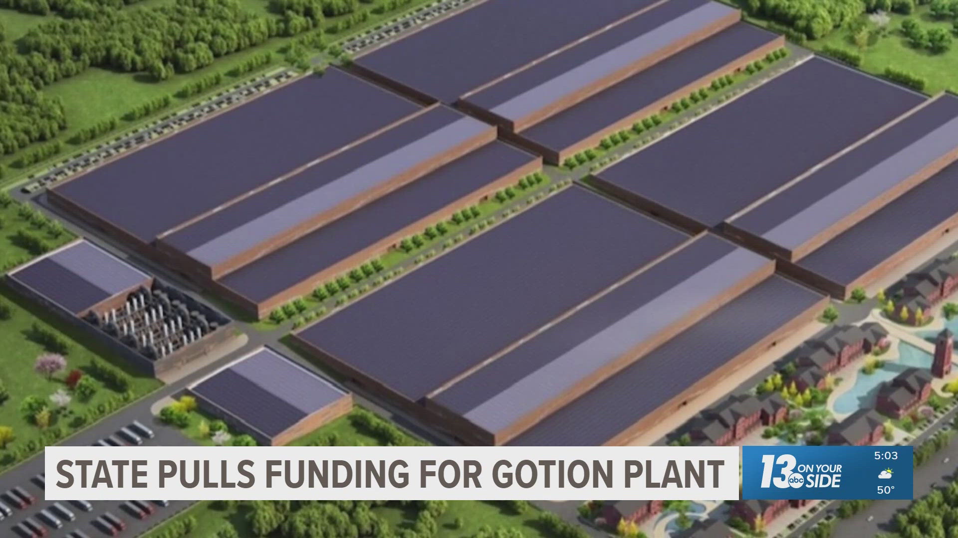State pulls funding for Gotion plant