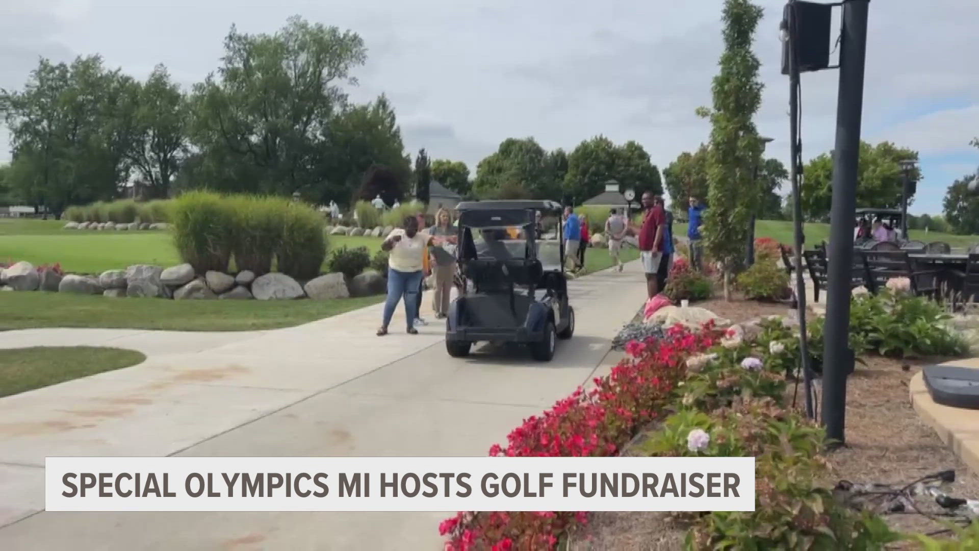 Juliet Dragos was there as Special Olympics MI hosted a gold fundraiser.