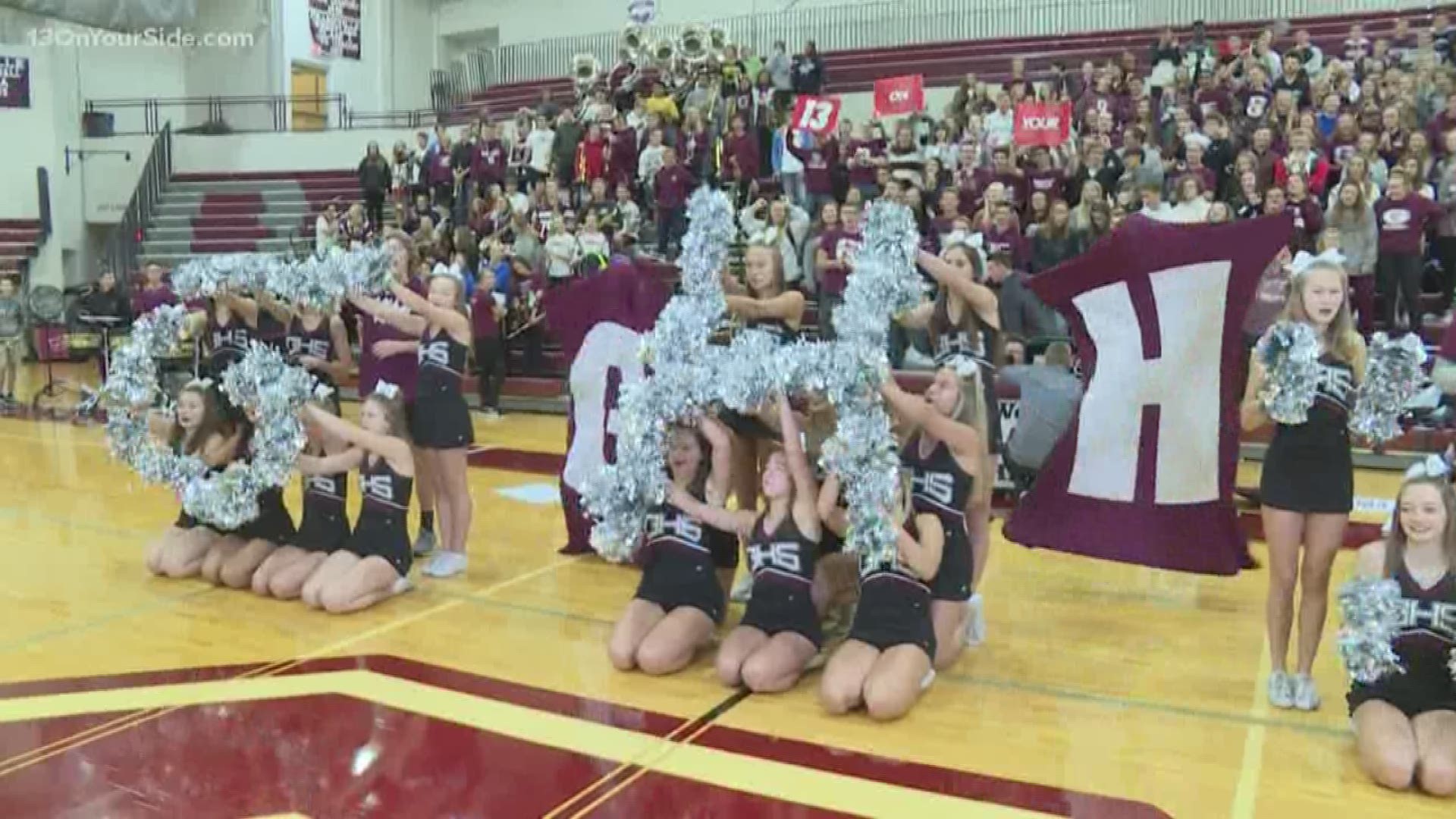 The best pep rally in West Michigan is back for a third week and we spent the morning with Bulldogs at Grandville High School.