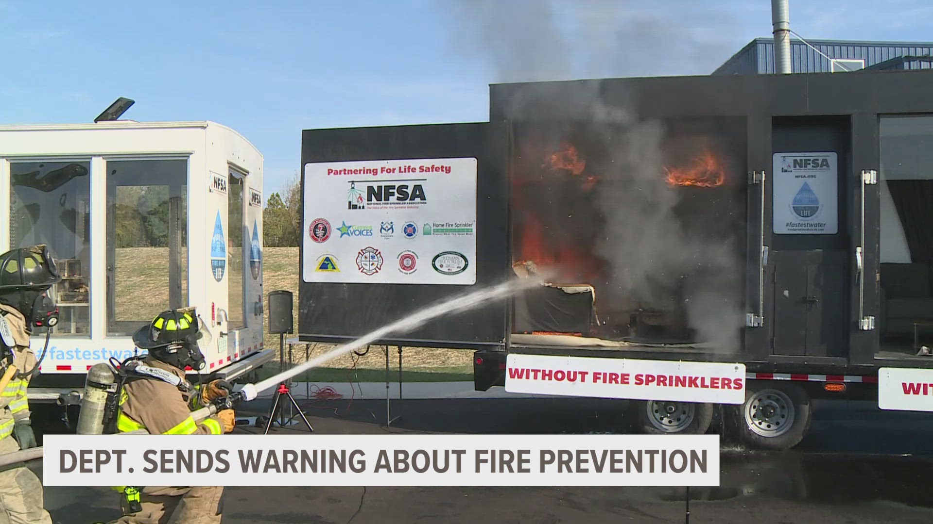 This week is fire prevention week and firefighters around the state are hoping to raise awareness about the importance of smoke alarms and fire sprinklers.