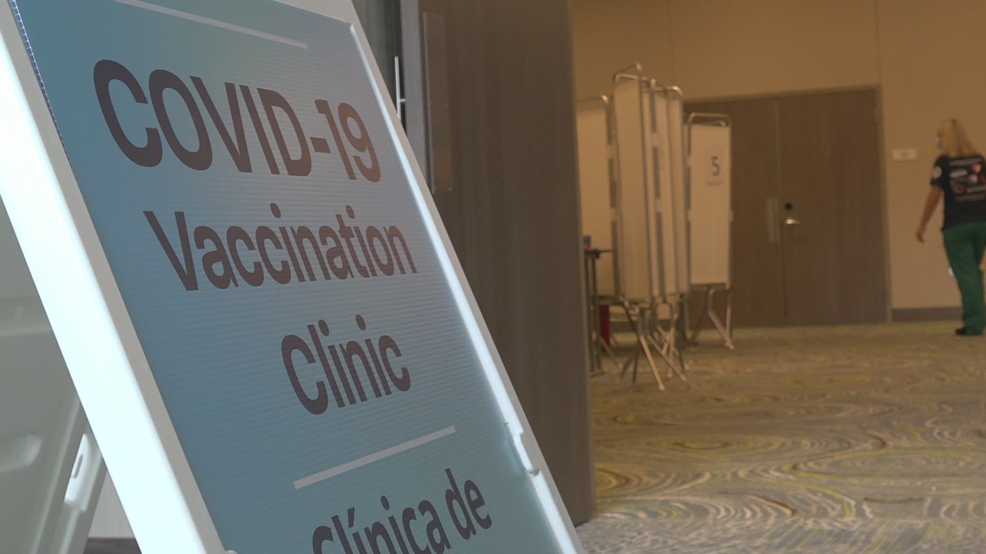 Only 24 people got vaccinated at the clinic, where the first 200 people were eligible to get a $50 Visa gift card.