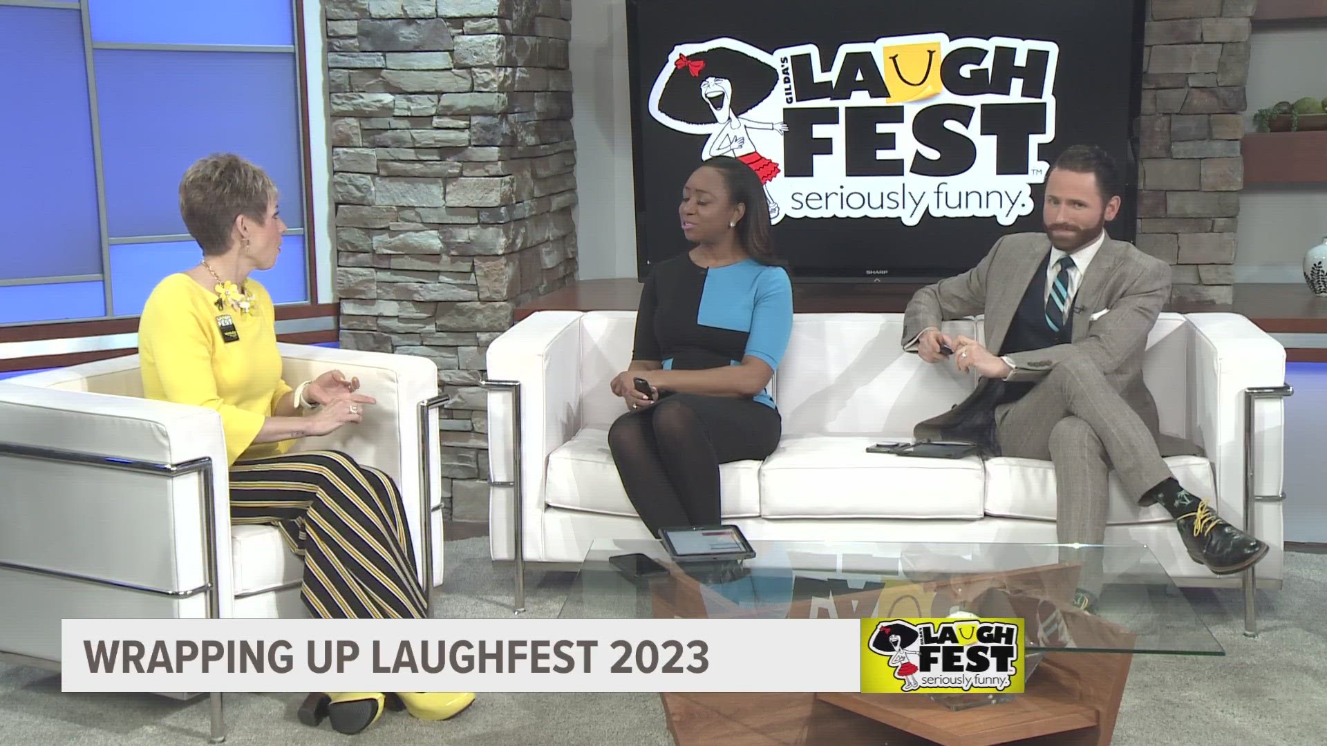 LaughFest President Wendy Wigger joined us to share her favorite moments from the festival and how the proceeds will benefit Gilda's Club.
