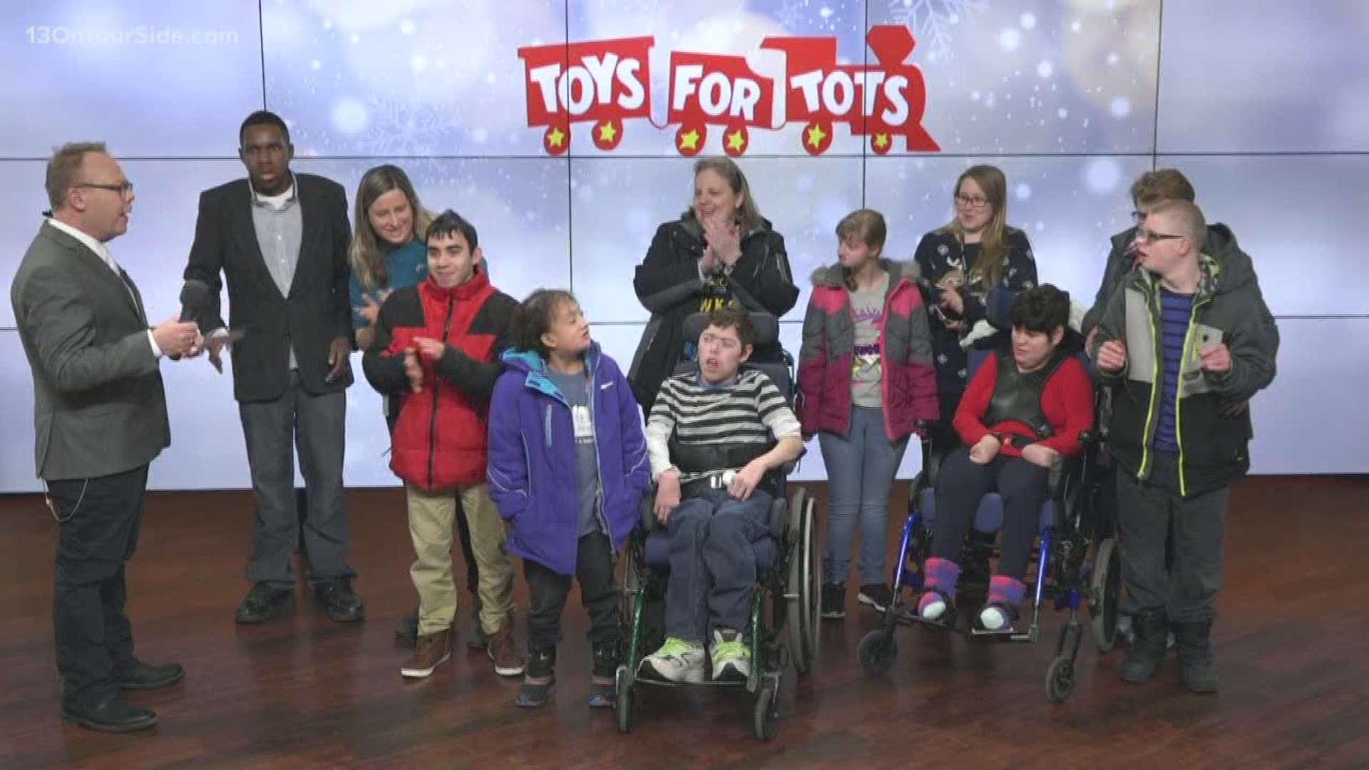 Some students from the Pine Grove Learning Center in Wyoming joined 13 ON YOUR SIDE's Kirk Montgomery in studio to share how they were able to gather toys this year.
