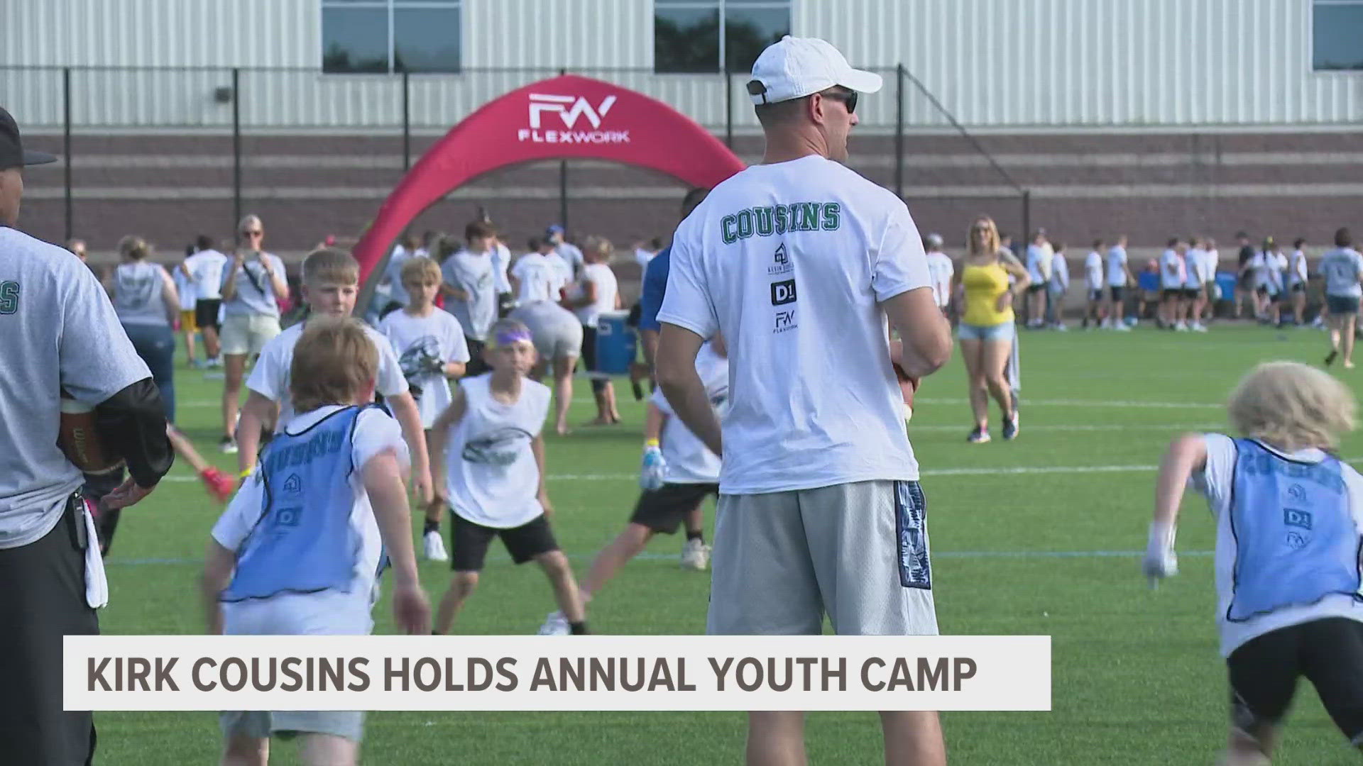 Atlanta Falcons quarterback Kirk Cousins returns to his old West Michigan stomping grounds to hold a youth camp.