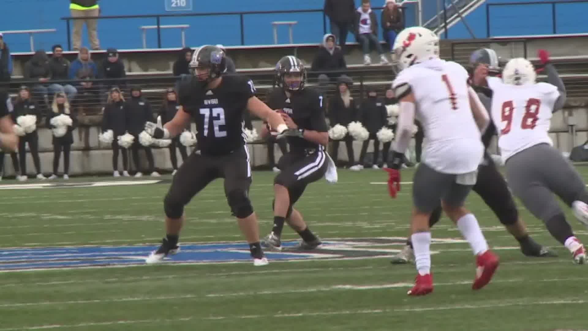 GVSU head football coach Matt Mitchell says the league's decision to play a conference only schedule is a sign they're still fighting for a season