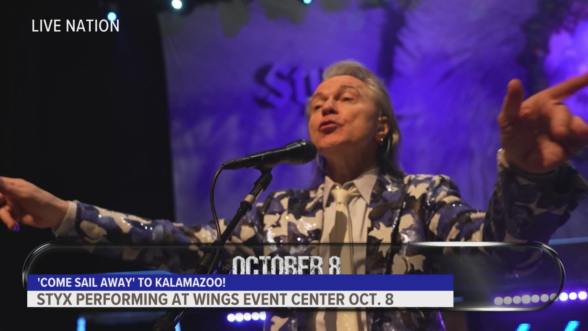 The last time Styx performed at the Kalamazoo Wings Event Center was in 1979 almost to the day, according to LiveNation.