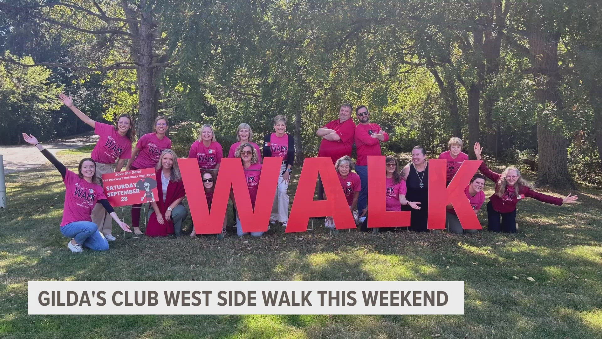 The walk raises money to support Gilda's Club's free cancer and grief programming. This year organizers say they hope to raise $160,000.