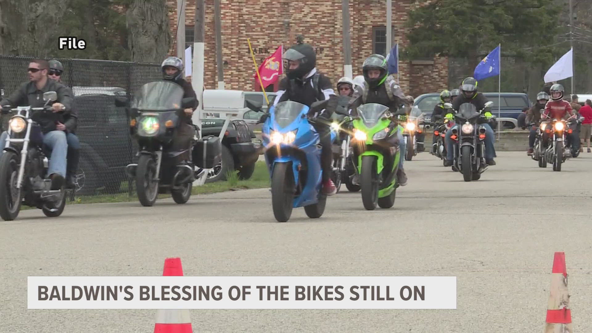 Holland had to cancel its Blessing of the Bikes after a threat was made.