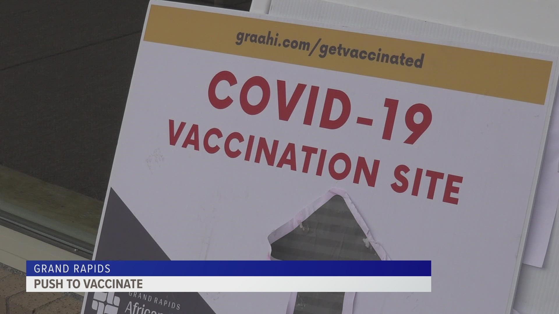 The next vaccine clinic is Tuesday, April 5th at the Baxter Community Center, and the institute has more vaccine clinics coming up through the end of May.