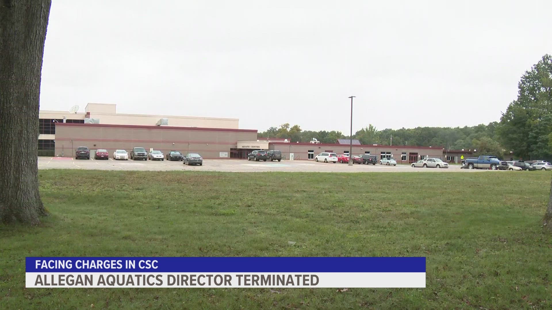 Allegan Public Schools fired its Aquatics Director after they learned he's facing criminal charges related to misconduct involving a student.