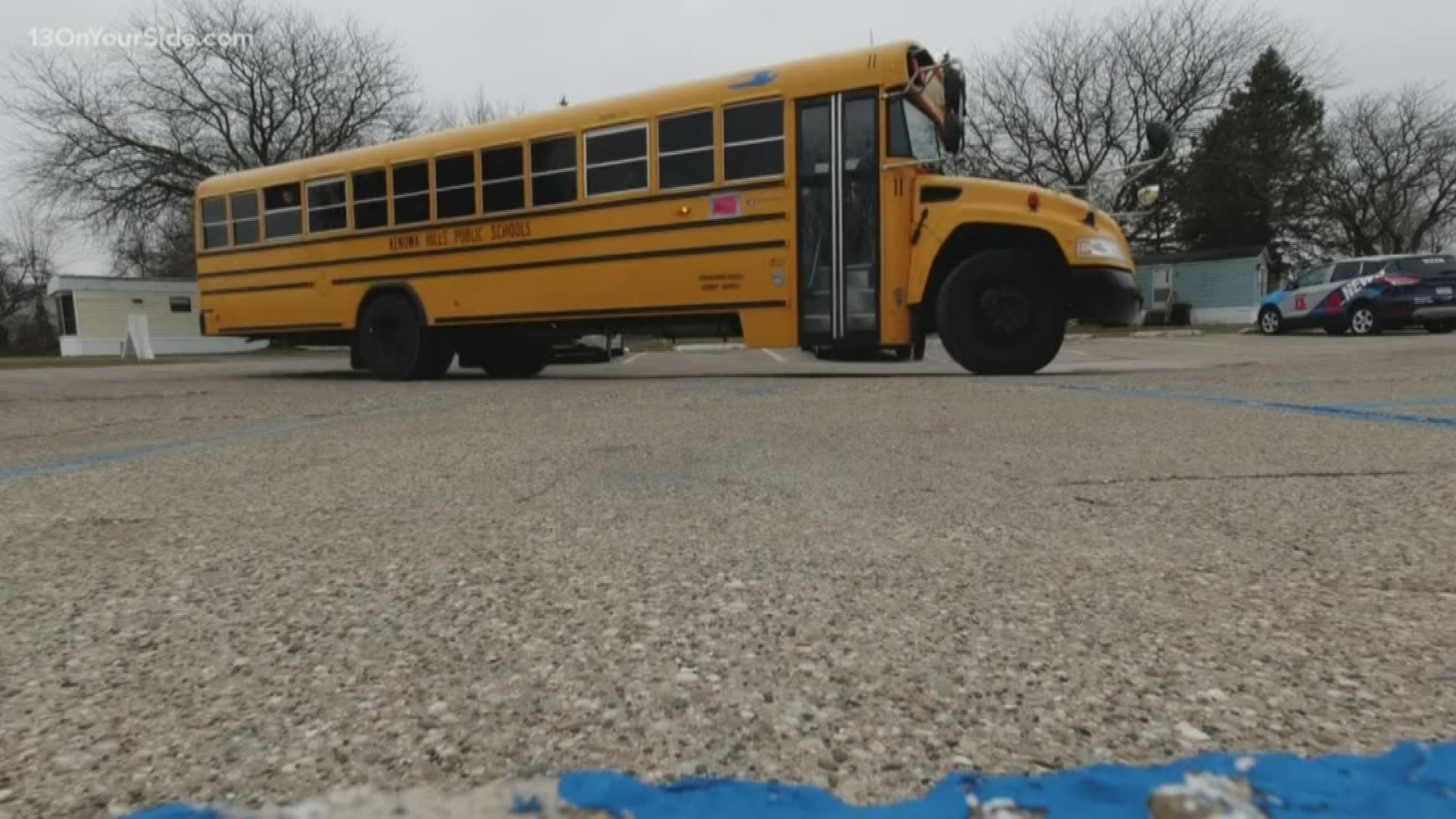 During the COVID-19 outbreak, school districts are offering food to families in need. One has chosen a unique way to reconnect with its community—by school bus.