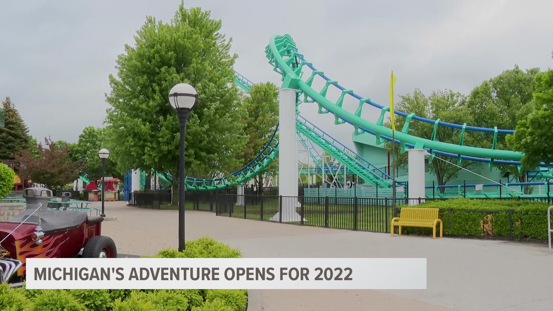 Two of the rollercoasters got an updated look with new color palettes, and the park's 50s-themed restaurant has an updated menu.