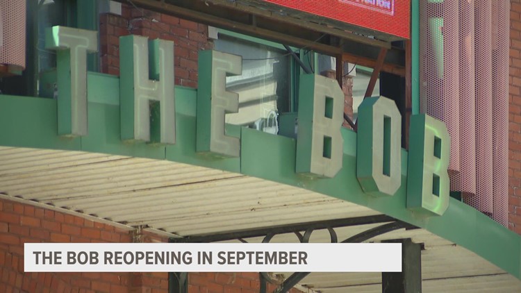 The BOB is set to reopen in September