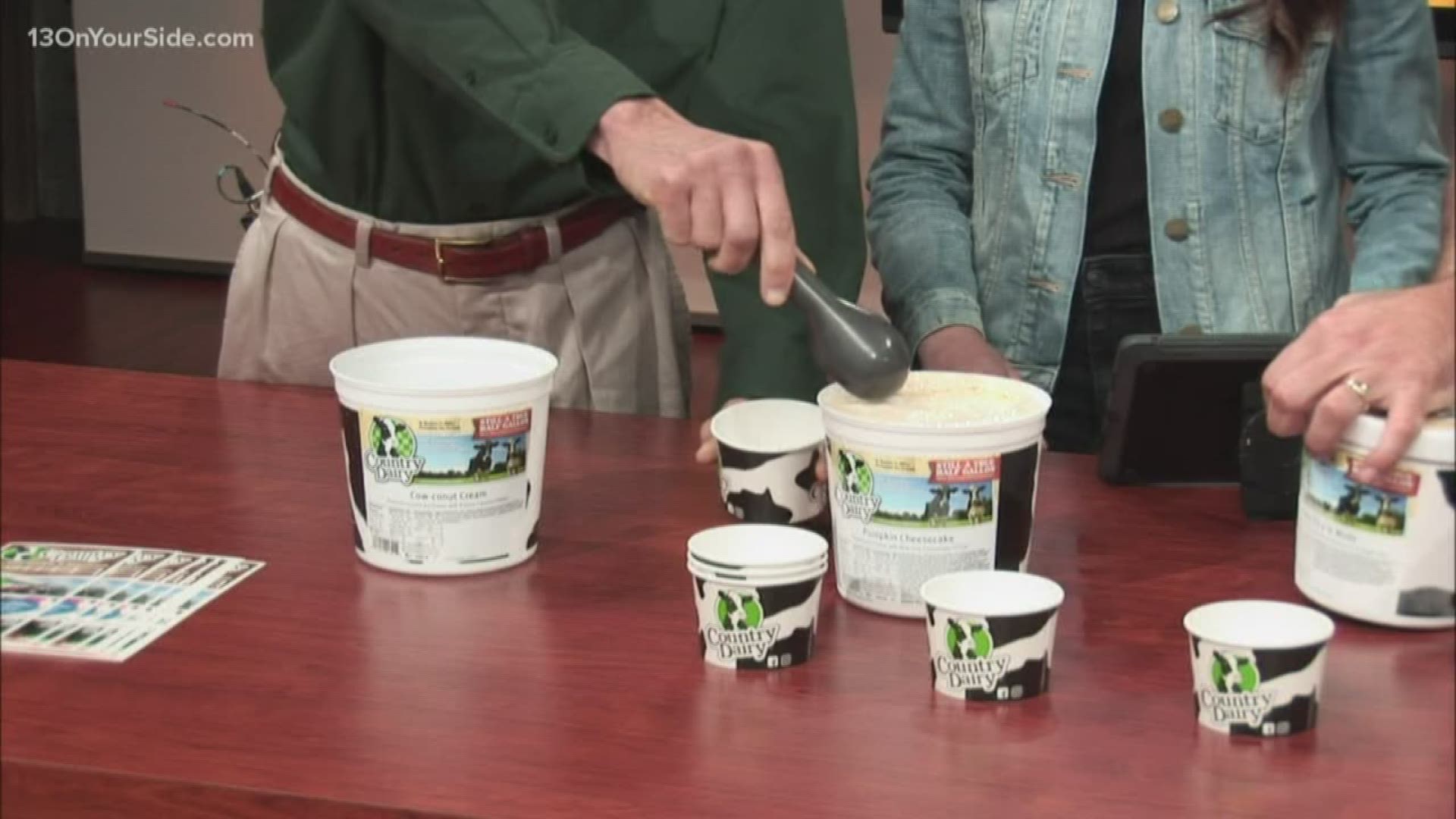 The New Era dairy farm produces a "superpremium" farmstead ice cream here in Michigan.