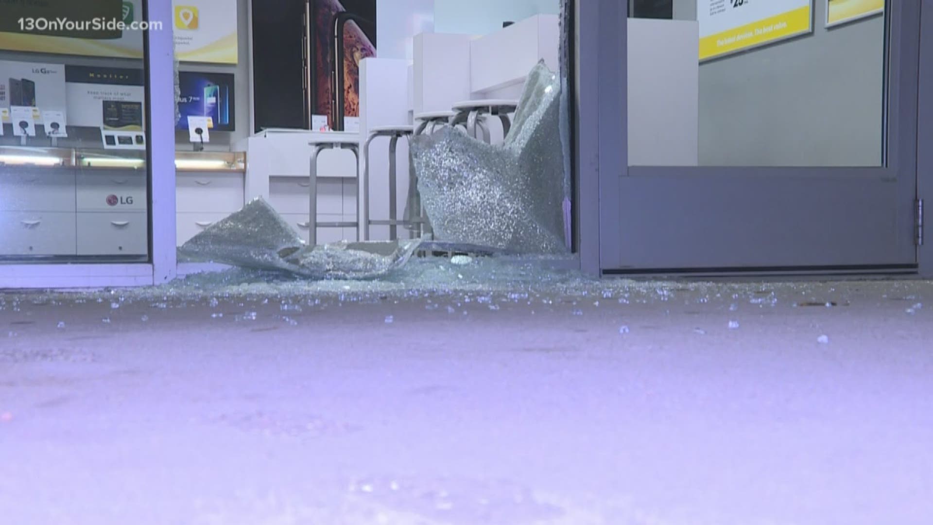 Yet another cell phone store in the Kent County area was broken into Tuesday morning.