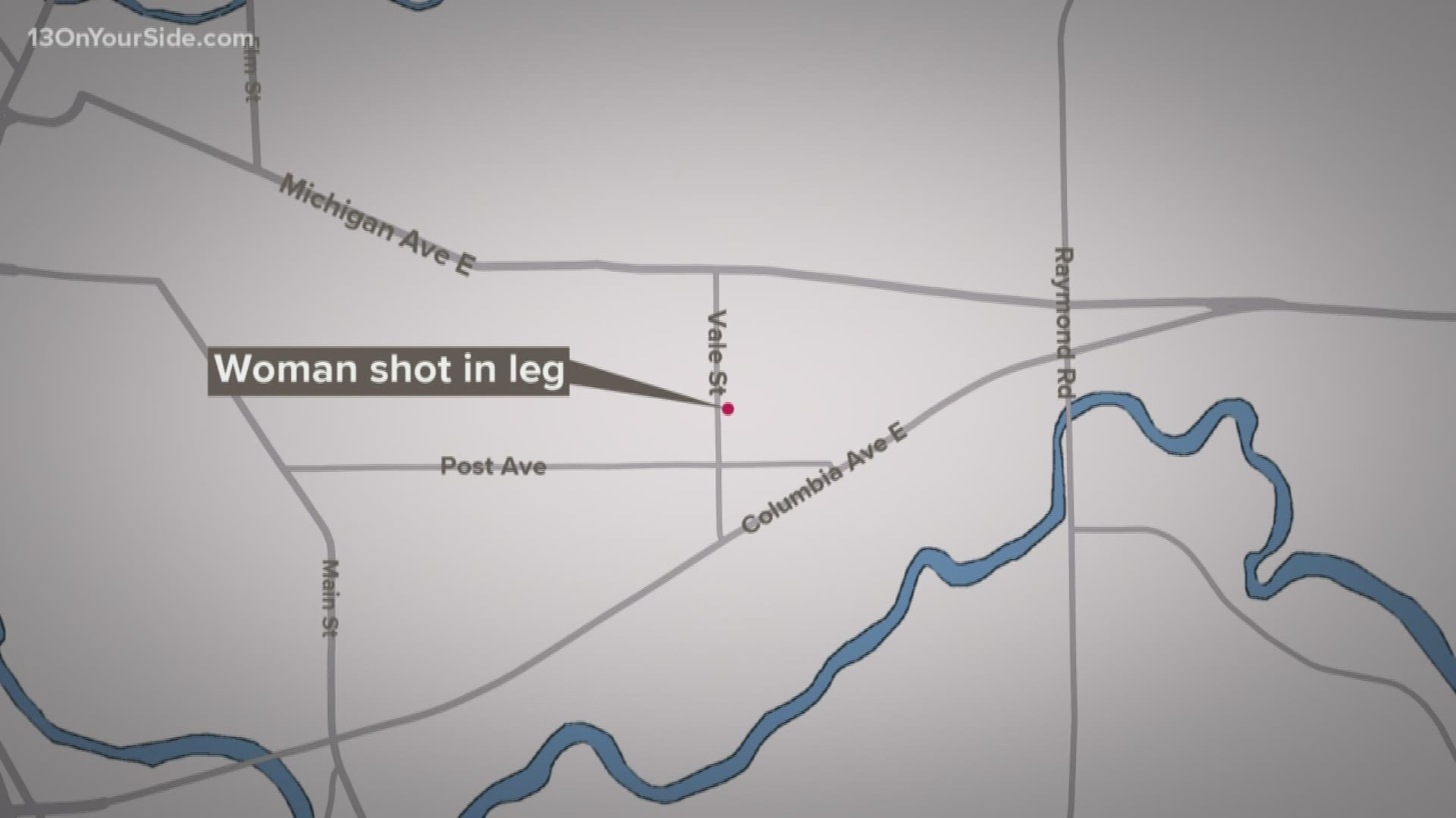 A woman was hit by gunfire Friday night after an argument broke out at a party. An uninvited man began arguing with another man and then shot several rounds. She was struck in the leg, a non-life-threatening injury.