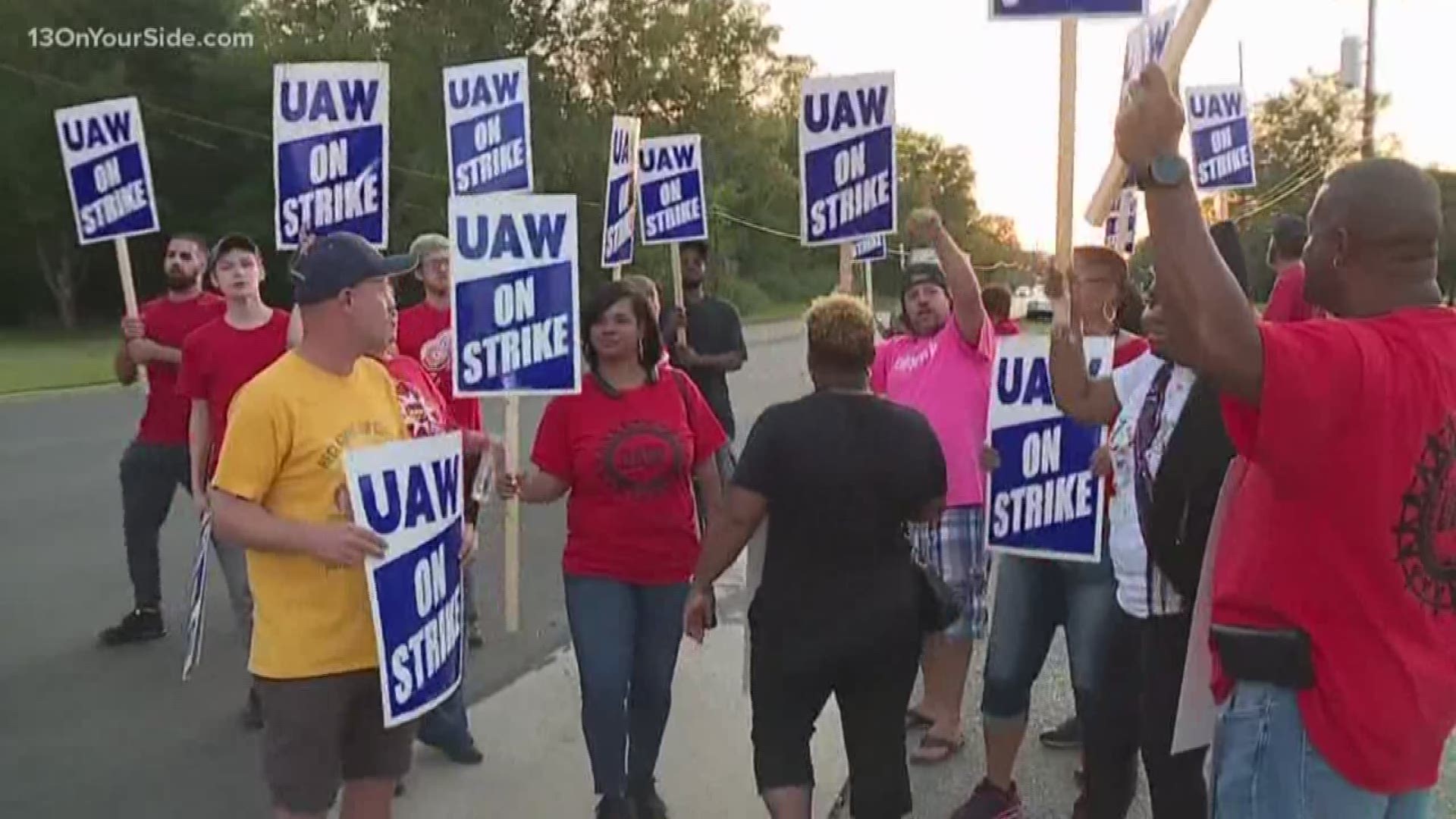 Thousands of auto factories nationwide are at a standstill as the UAW strike moves into its second day. Both sides have agreed on about 2% of the contract language, leaving 98% left to negotiate.