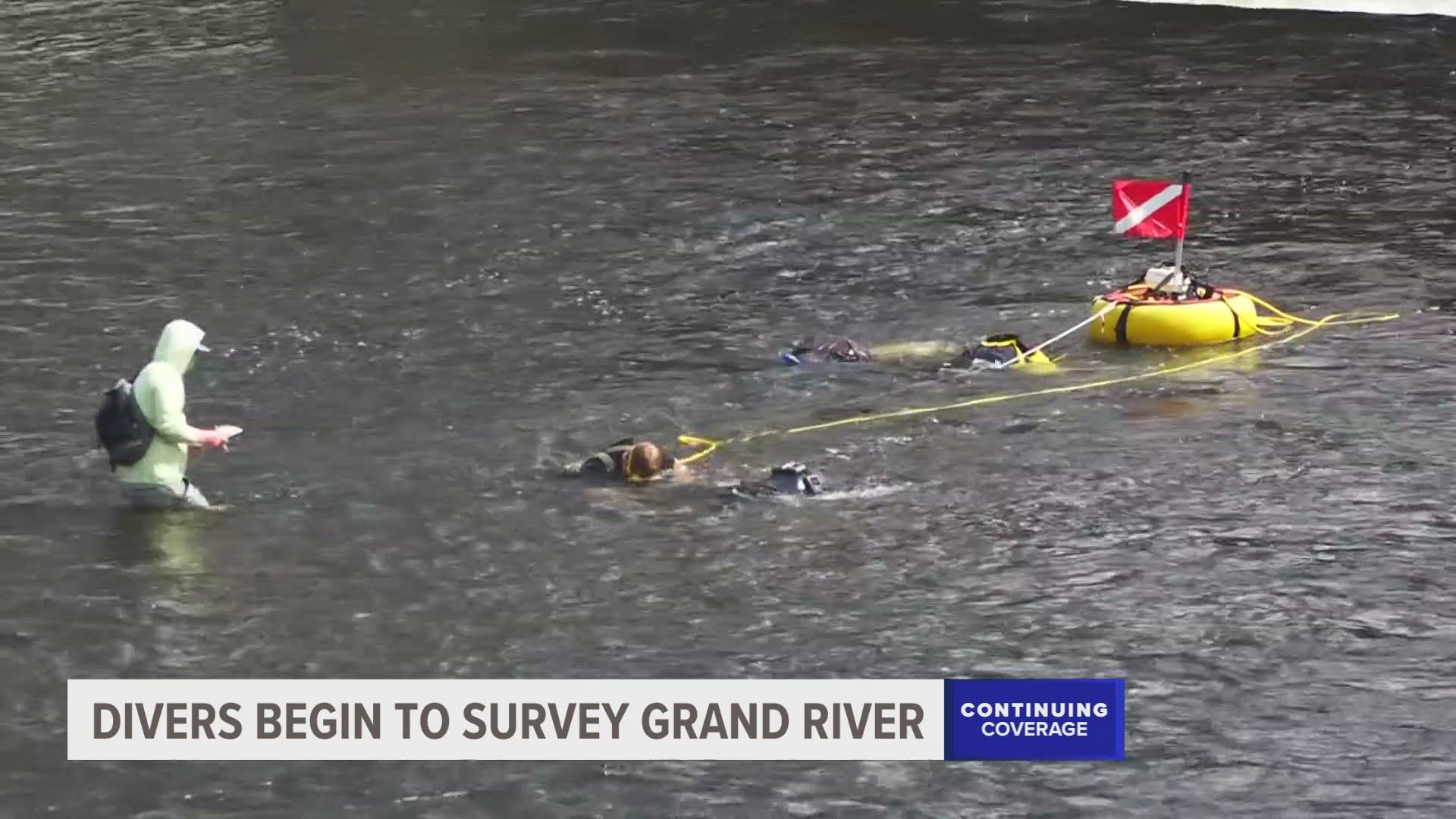 Divers and biologists began the mussel relocation on Friday, marking a major milestone in the effort to begin work on restoring the city's rapids.