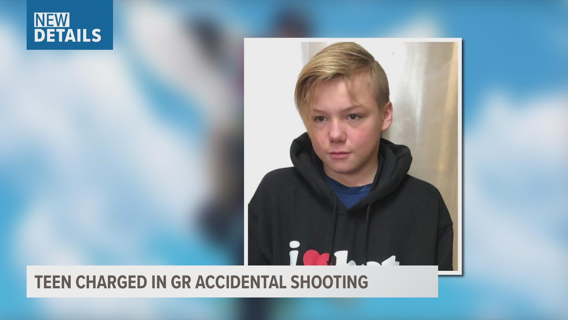 The teen has been charged with careless discharge causing death after 13-year-old Gabriel Hojnacki was accidentally shot and killed on Saturday.