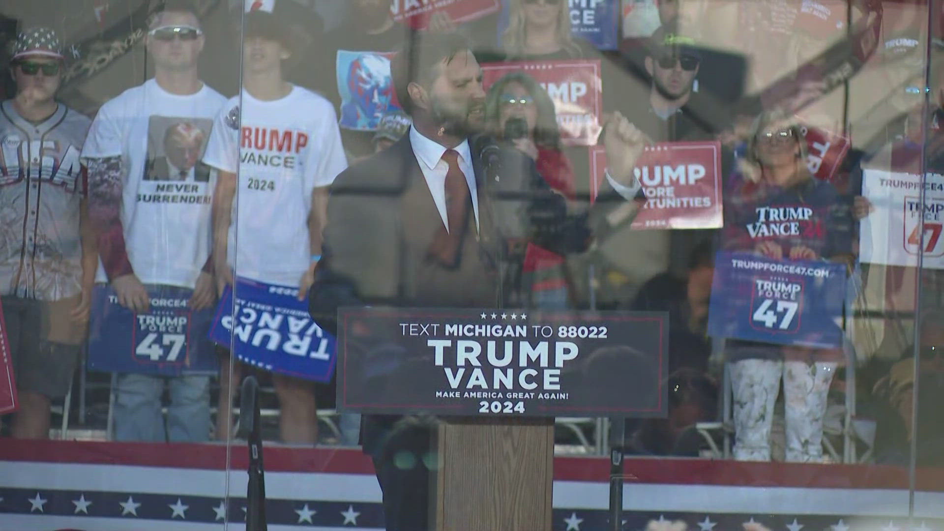 JD Vance visited West Michigan Wednesday evening.