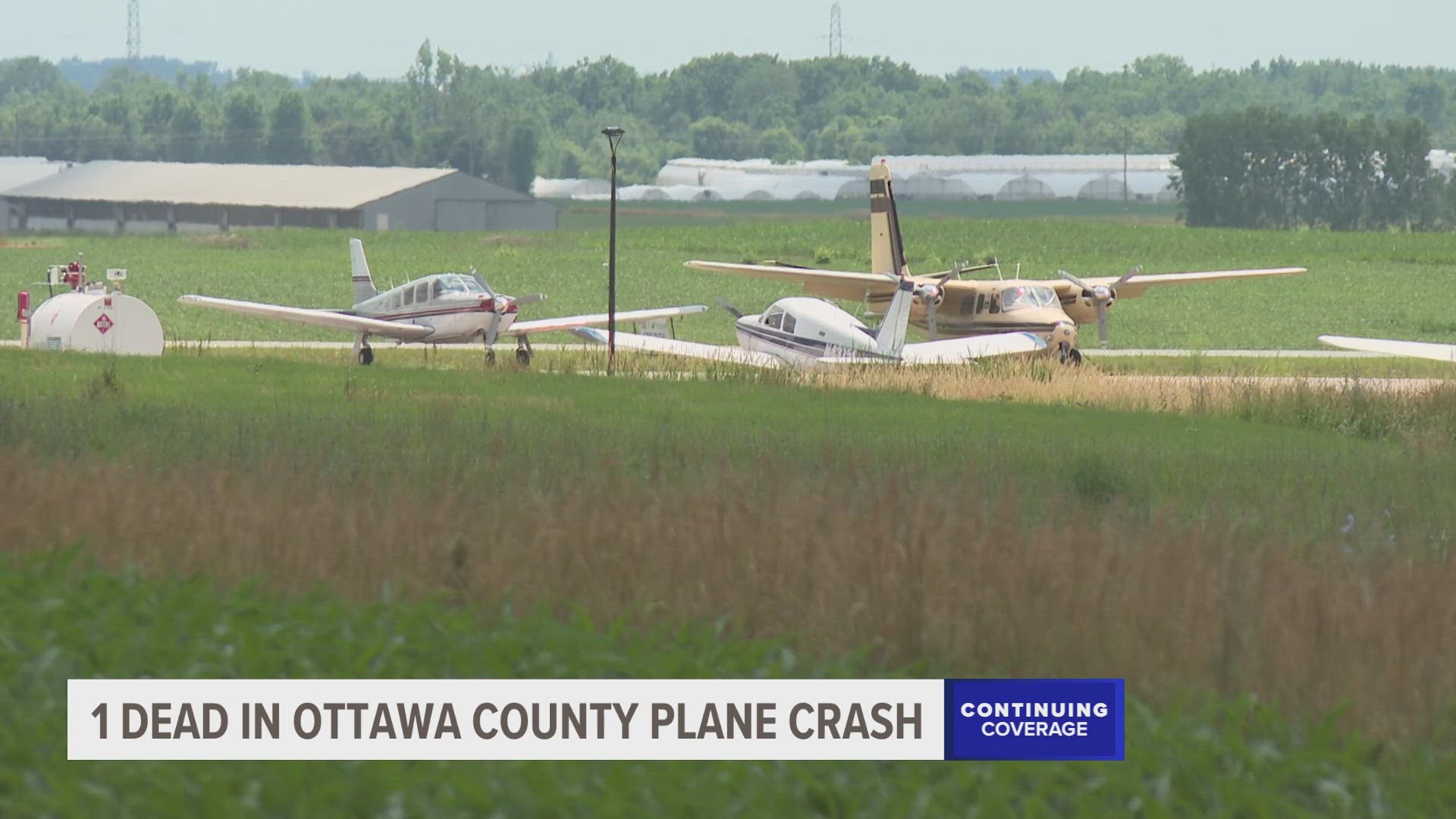 Deputies said the investigation shows the aircraft was occupied by one person who died in the crash. 