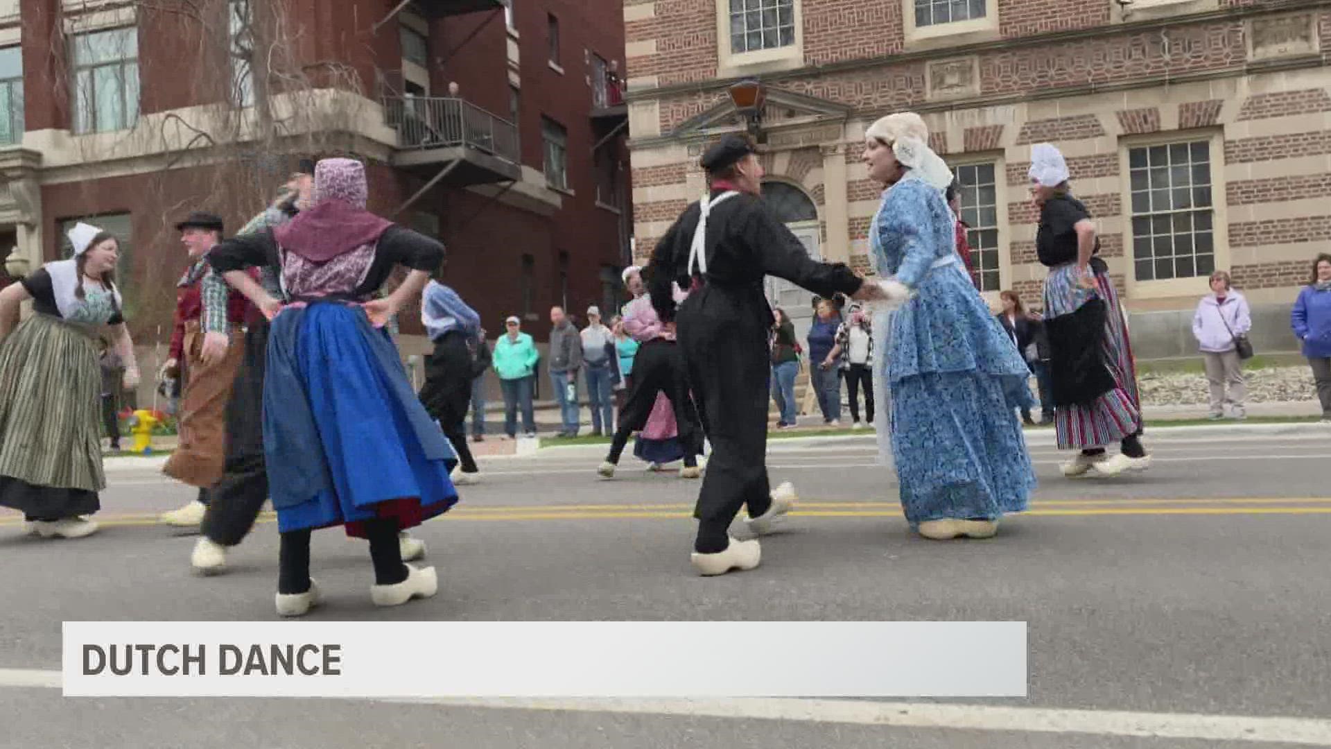 Dutch Dance is a dance group dedicated to performing during Tulip Time, with practice kicking off in January to prepare for the May event.