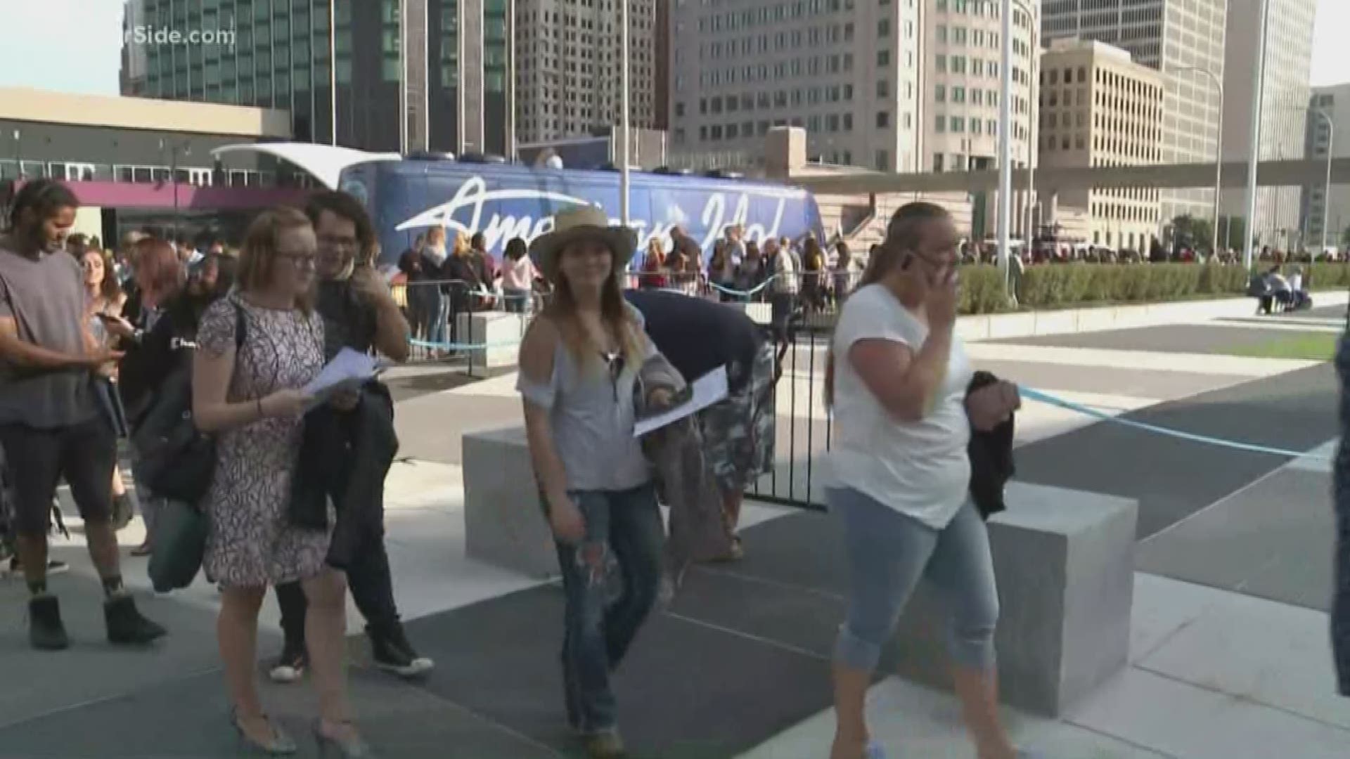 My West Michigan's Kirk Montgomery took a little road trip to the Motor City to check out the American Idol audition and catch up with the hopefuls in line.