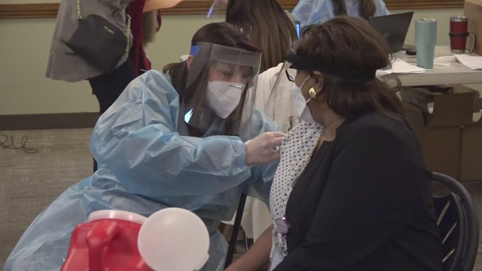 "Today is a revolutionary day," said the Nursing Home Administrator. "Lots of hope."