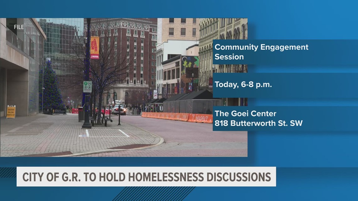 City of Grand Rapids to hold discussions on homelessness