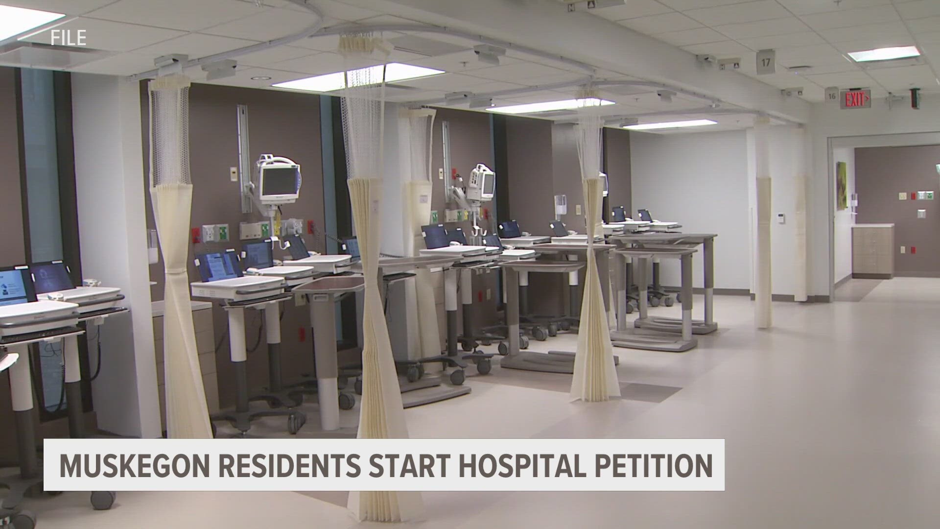 Residents in Muskegon County have started a petition out of frustration for a lack of hospitals in their county.